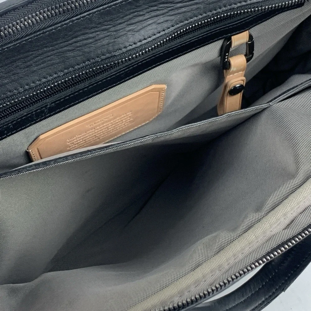 Tumi CFX Carbon Fiber Marina Medium Briefcase Luxury Black Bag Messenger 12x15